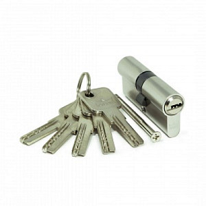 DORMA Цилиндровый механизм CBR-1 60 (30х30) ключ/ключ, никель